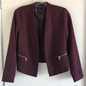 Wine mulberry Blazer